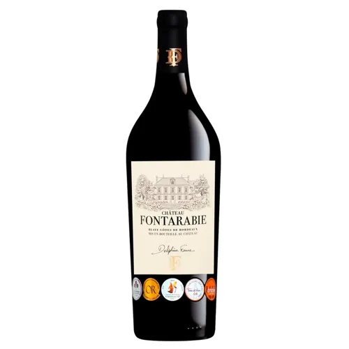 Вино Faure Chateau Fontarabie AOC Blaye Cotes de Bordeaux червоне сухе 14% 0,75л