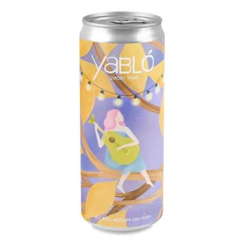 Грушевий Напівсухий Газований Перрі, 4.5% в/ґ, з/б 0.33л