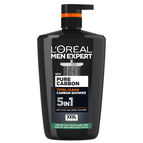 Гель для душу L'oreal Paris Men Expert Carbon Protect 5в1 1л
