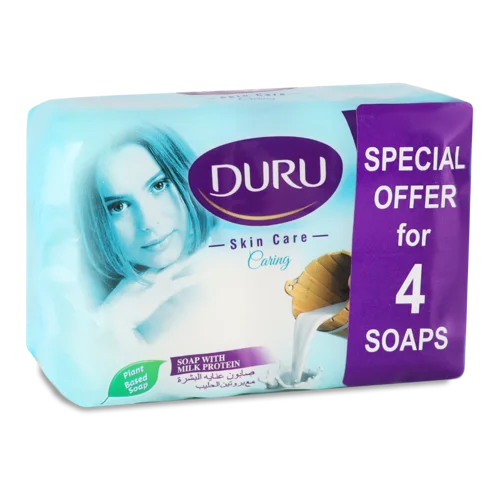Мило Косметичне Milk Protein Caring Skin Care Duru, 4х65г