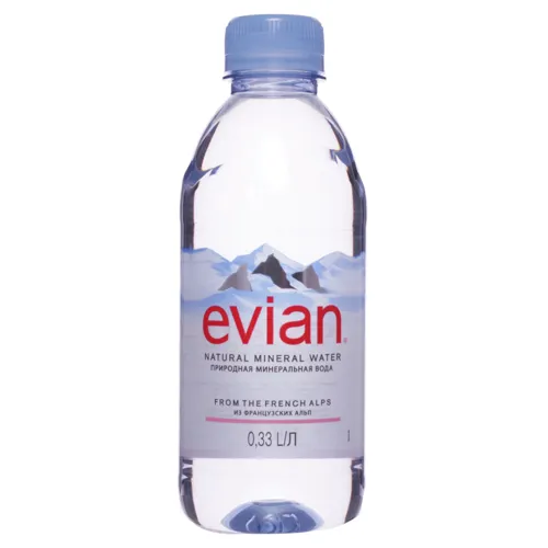 Вода мінеральна негазована Evian п/пл 0.33л