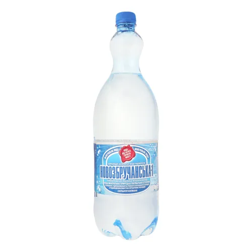 Вода мінеральна сильногазована Новозбручанська-1 пластикова пляшка 1.5л
