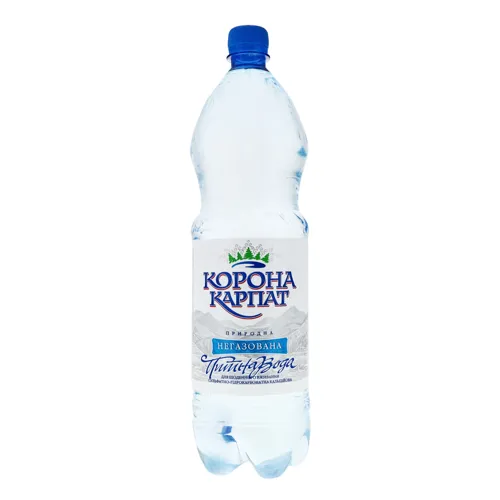 Вода питна природна негазована Корона Карпат 1.5л