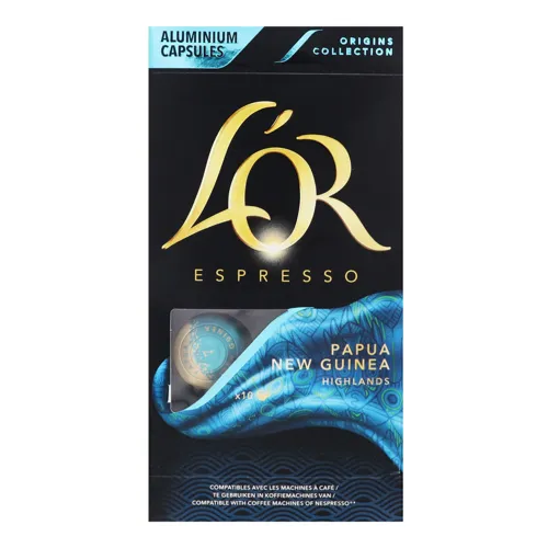 Кава натуральна смажена в капсулах Papua New Guinea Espresso L'OR