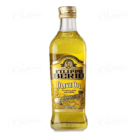 Олія оливкова Filippo Berio скляна банка, 500мл