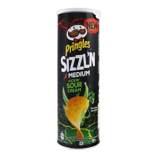 Чіпси рисові Сметана Sizzl'n Pringles тубус 160г