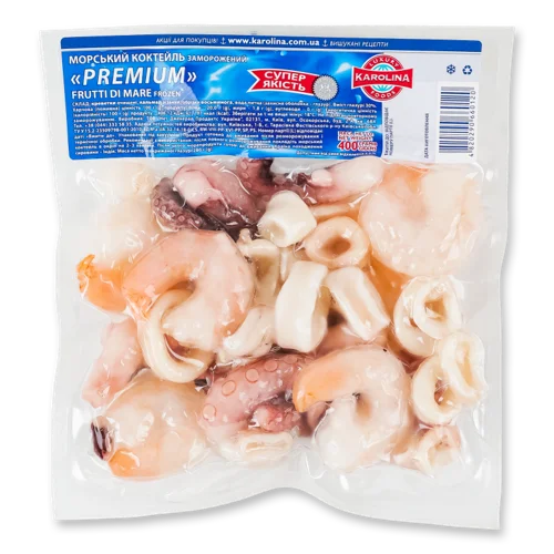 Морський Коктейль Заморожений Premium Karolina В/у, 400г