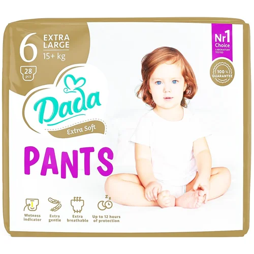 Підгузки-трусики Dada Extra Soft 6 15+кг 28шт