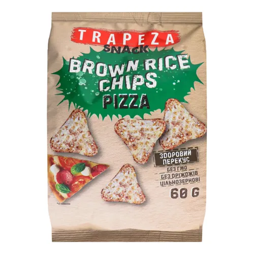 Чіпси рисові Pizza Trapeza м/у 60г