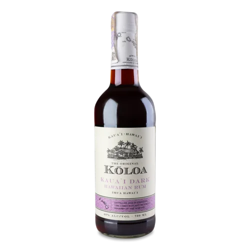 Ром Вищого Ґатунку Koloa Rum Kaua'I Темний Ром, 0.7л