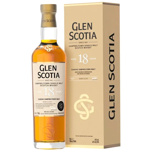 Віскі Glen Scotia 18yo туб. 0.7 л
