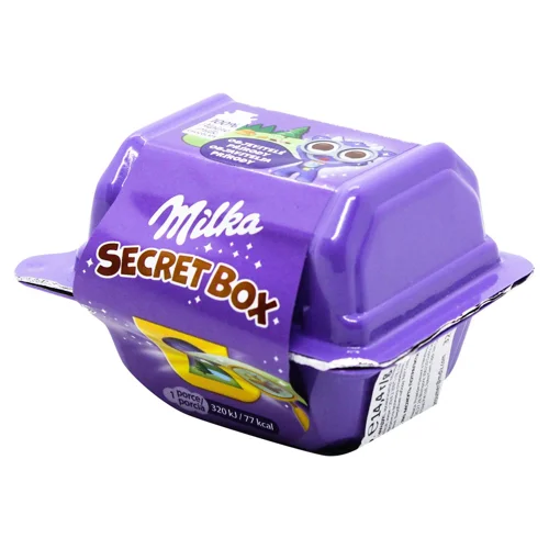 Шоколад молочний Milka Secret Box з іграшкою 14,4г