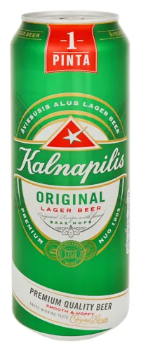 Пиво Kalnapilis Original світле фільтроване 5% 0.5л