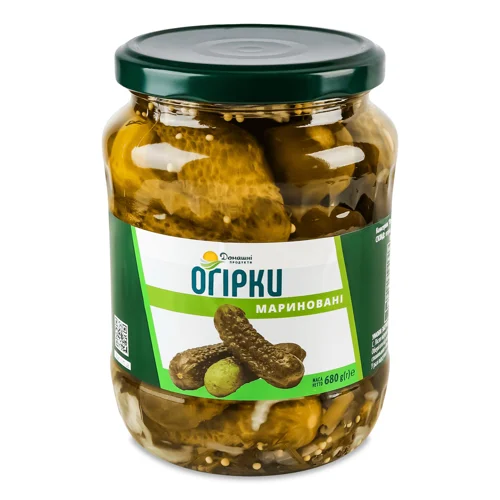 Огірки Домашні продукти мариновані,680г