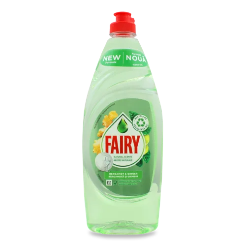 Миючий Засіб Для Посуду Bergamot & Ginger Fairy, 650 мл