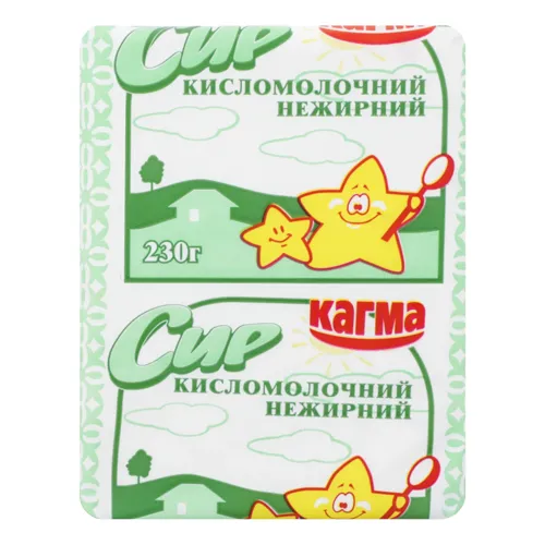 Сир кисломолочний нежирний Кагма м/у 230г