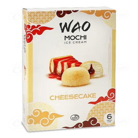 Десерт Wao Mochi з морозивом чизкейк в рисовому тісті, 210г