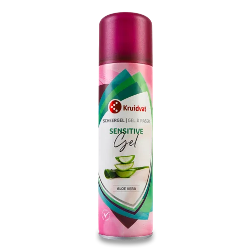 Гель для Гоління Жінок Aloe Vera Sensitive, Kruidvat, 200мл